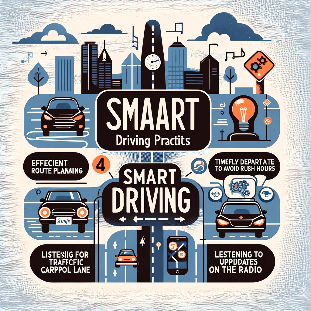 Offers practical tips for navigating Atlanta's traffic, emphasizing smart driving practices like efficient route planning and using carpool lanes.