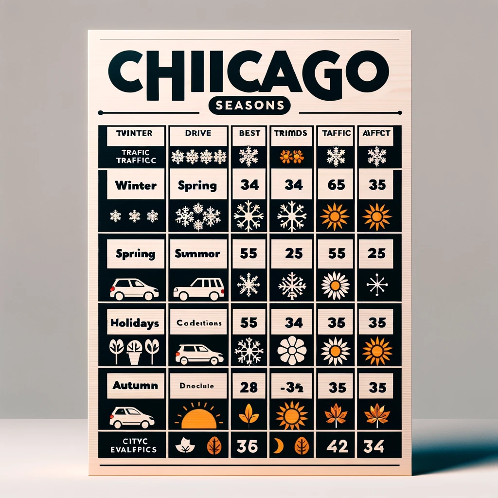 Seasonal And Holiday Traffic Variations: A visual table highlighting how weather conditions, holidays, and events affect traffic flow throughout the year.